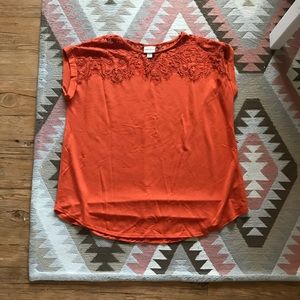 Laser cut T shirt 🍊